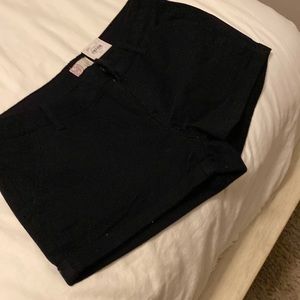 Black Shortie Shorts